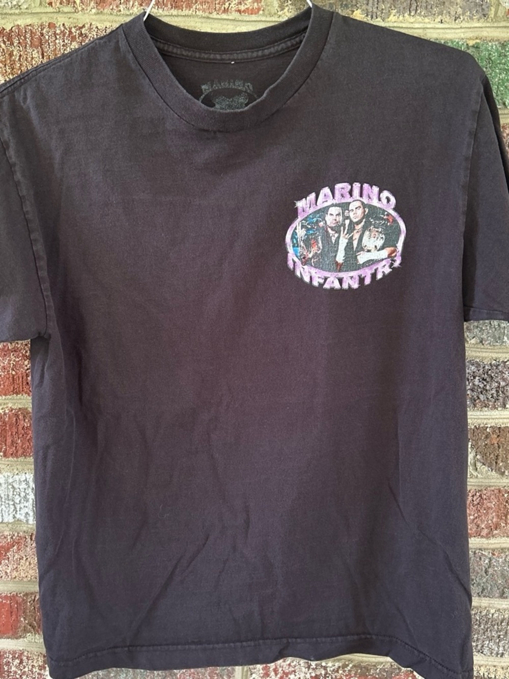 Jeff Hardy Marino Infantry Black Short-Sleeve Tee with Pink Graphic